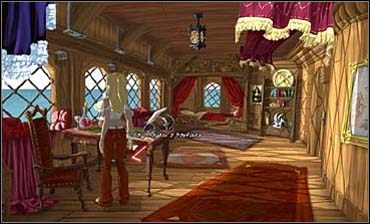 Wraca na statek Morgany, wędruje pod pokład i wręcza chłopcu pastę, otrzymując w zamian szydło - Przystań cz.2 | Rozdział pierwszy | So Blonde Blondynka w opałach - So Blonde: Blondynka w opałach - poradnik do gry