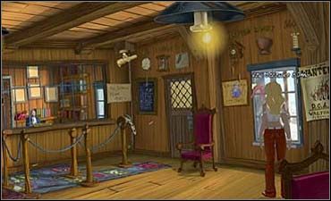 Dziewczyna rozgląda się więc po pomieszczeniu i próbuje otworzyć okno (po prawej) - Rynek, Śródmieście | Rozdział drugi | So Blonde Blondynka w opałach - So Blonde: Blondynka w opałach - poradnik do gry