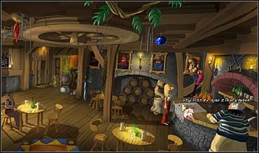 W gospodzie Sunny zaczepia Vasco i informuje go, że ma już wszystkie składniki potrzebne do przyrządzenia oryginalnego cappuccino - Rynek, Dżungla | Rozdział drugi | So Blonde Blondynka w opałach - So Blonde: Blondynka w opałach - poradnik do gry