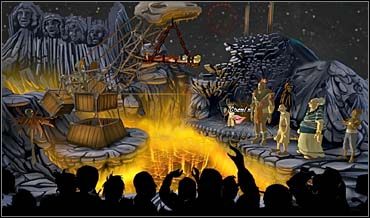 Sytuacja dziewczyny nie jest godna pozazdroszczenia - Obóz Bajari, Rynek, Krater wulkanu | Rozdział drugi - So Blonde: Blondynka w opałach - poradnik do gry