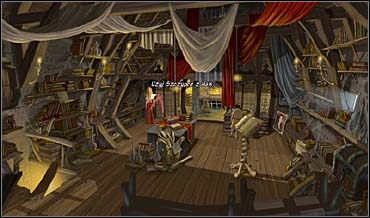 Blondynce nie pozostaje nic innego, jak rozejrzeć się po okolicy - Opuszczony klasztor, Złota Polana | Rozdział trzeci - So Blonde: Blondynka w opałach - poradnik do gry