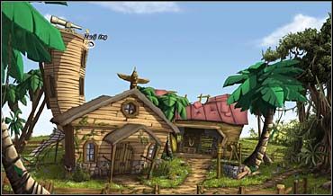 Wreszcie kieruje się ku widocznemu w głębi przejściu - Opuszczony klasztor, Złota Polana | Rozdział trzeci - So Blonde: Blondynka w opałach - poradnik do gry