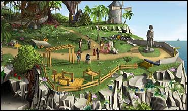 Na miejscu wręcza zielnik wodzowi Bajari, informując go równocześnie, że rosnące na polanie małe drzewa są dorosłymi okazami - Opuszczony klasztor, Złota Polana | Rozdział trzeci - So Blonde: Blondynka w opałach - poradnik do gry