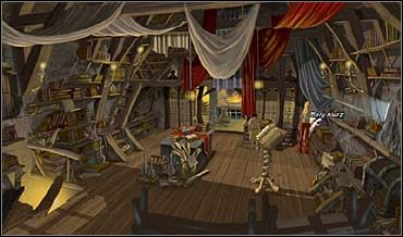 W otwartym sejfie So znajduje obraz (portret kobiety ) oraz mały klucz - Rynek i plaża, Opuszczony klasztor | Rozdział trzeci - So Blonde: Blondynka w opałach - poradnik do gry