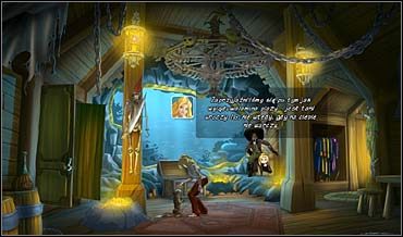 Dziewczyna nie traci jednak rezonu i zapytuje pirata, o co tu w końcu chodzi - Obóz Bajari i dworek burmistrza, Galera Jednookiego | Rozdział trzeci - So Blonde: Blondynka w opałach - poradnik do gry