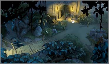 Na skutek upadku dziewczyna dochodzi do wniosku, że cała sprawa pomiędzy Jednookim, Morganą i Juanem jest mocno podejrzana i należy ją rozwikłać - Rozstaje, Urocza Panna | Rozdział czwarty | So Blonde Blondynka w opałach - So Blonde: Blondynka w opałach - poradnik do gry