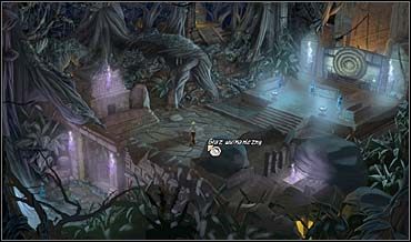 Kiedy tylko obejrzy jeden z głazów wulkanicznych (po prawej), zjawiają się Mabuya - Ruiny Ku | Rozdział czwarty | So Blonde Blondynka w opałach - So Blonde: Blondynka w opałach - poradnik do gry