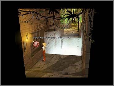 Przeszedłszy dalej, So dostrzega na posadzce miecz - Świetlista Aula | Rozdział czwarty | So Blonde Blondynka w opałach - So Blonde: Blondynka w opałach - poradnik do gry