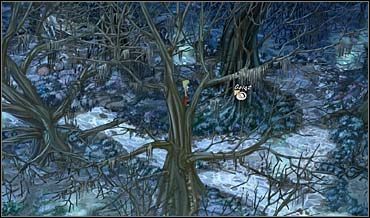 Niestety, zamiast efektownego lotu Tarzana, gałąź obłamuje się - Mroczne bagna | Rozdział czwarty | So Blonde Blondynka w opałach - So Blonde: Blondynka w opałach - poradnik do gry