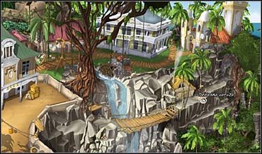 Sunny każdemu ze wspólników rozdysponowuje zadania, na siebie biorąc piratów pilnujących galery Jednookiego - Kamieniołomy, Starówka, mroczna plaża | Rozdział czwarty - So Blonde: Blondynka w opałach - poradnik do gry