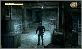 W piwnicach znajduje się bezpieczna kryjówka rebeliantów - Middle East - Militia Safe House | Akt pierwszy Metal Gear Solid 4 - Metal Gear Solid 4: Guns of the Patriots - poradnik do gry