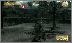 Kiedy wyjdziesz ze stodoły, idź w lewo do końca wioski - South America - Cove Valley Village | Akt drugi Metal Gear Solid 4 - Metal Gear Solid 4: Guns of the Patriots - poradnik do gry