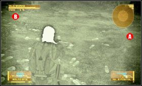 Zbita trawa to też dowód na to, że ktoś tędy przechodził - South America - Mountain Trail | Akt drugi Metal Gear Solid 4 - Metal Gear Solid 4: Guns of the Patriots - poradnik do gry