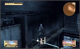 Przejdź po platformie na drugą stronę pomieszczenia - Alaska - Blast Furnace & Casting Facility | Akt czwarty Metal Gear Solid 4 - Metal Gear Solid 4: Guns of the Patriots - poradnik do gry