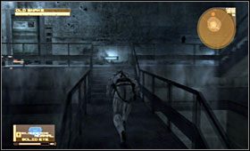 Tutaj znajdują się tylko dwa Dwarf-Gekko - Alaska -Supply Tunnel | Akt czwarty Metal Gear Solid 4 Guns of the Patriots - Metal Gear Solid 4: Guns of the Patriots - poradnik do gry