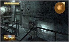 Wejdź po schodach i pozbieraj fanty - Alaska -Supply Tunnel | Akt czwarty Metal Gear Solid 4 Guns of the Patriots - Metal Gear Solid 4: Guns of the Patriots - poradnik do gry