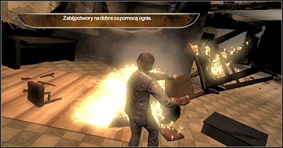 Na ekranie powinna wyświetlić się bardzo trafna podpowiedź - Scena 1 - Nieoczekiwane spotkanie | Epizod 2 Alone in the Dark - Alone in the Dark - poradnik do gry