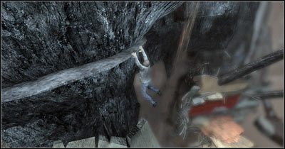 Kamera w pewnym momencie ukaże znajdujący się nad Tobą samochód - Scena 2 - W dół szczeliny (cz.2) | Epizod 3 Alone in the Dark - Alone in the Dark - poradnik do gry