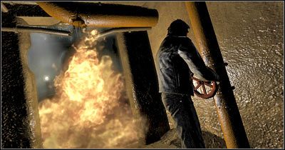 Wycofaj się troszeczkę i zbliż do pomieszczenia z wyładowaniami - Scena 3 - Ścieki (cz.2) | Epizod 3 Alone in the Dark - Alone in the Dark - poradnik do gry