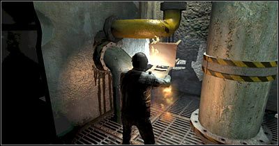 Udaj się w lewo, ale od razu obróć głównego bohatera w prawo - Scena 3 - Ścieki (cz.2) | Epizod 3 Alone in the Dark - Alone in the Dark - poradnik do gry