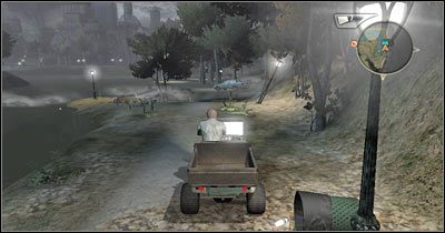 W dalszym ciągu kieruj się na północ, przemieszczając się nieopodal dużego zbiornika wodnego - Scena 4 - Szwy i prawda | Epizod 3 Alone in the Dark - Alone in the Dark - poradnik do gry