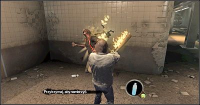 Po utracie kija proponowałbym od razu skierować się do pokazanej na screenie publicznej toalety, zlokalizowanej nieopodal prowadzących na wyższy peron schodów - Scena 2 - Stacja metra | Epizod 7 Alone in the Dark - Alone in the Dark - poradnik do gry