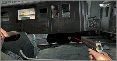 Nie przejmuj się tym, że wagon aktualnie trzymany jest przez bestię, gdyż nie zostanie on przedwcześnie puszczony - Scena 2 - Stacja metra | Epizod 7 Alone in the Dark - Alone in the Dark - poradnik do gry