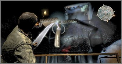 Udaj się teraz w prawo i skorzystaj szybko z pokazanego na screenie panelu - Dodatkowe - Korzenie zła #1 (cz.3) | Epizod 7 Alone in the Dark - Alone in the Dark - poradnik do gry