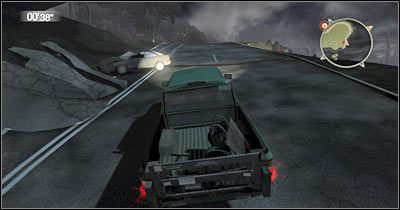 Za kilka chwil zmuszony zostaniesz do zjechania z głównej drogi (screen) - Scena 3 - Ostateczne wrota | Epizod 8 Alone in the Dark - Alone in the Dark - poradnik do gry