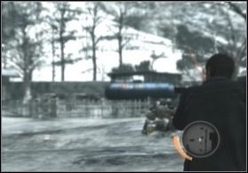 Strzelamy do niego i przez chwilę jesteśmy niewidoczni dla snajpera - Survive the Professor | Misje Robert Ludlums The Bourne Conspiracy - Robert Ludlums The Bourne Conspiracy - poradnik do gry