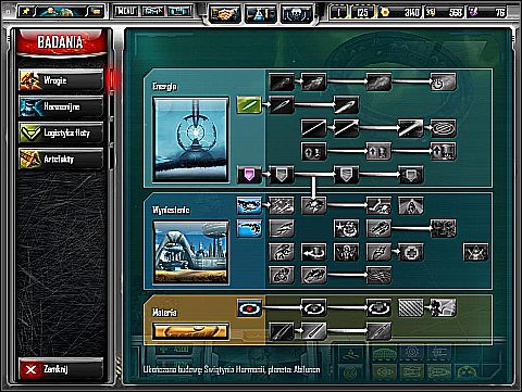 Objaśnienie użytych skrótów - Badania wrogie | Adwent | Sins of a Solar Empire Grzechy Imperium Słońca - Sins of a Solar Empire: Grzechy Imperium Słońca - poradnik do gry