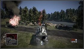 Po przerywniku możesz już porzucić wóz - ruszaj przez wodę w kierunku lądu naprzeciwko - Welcome to Bad Company (cz.2) | Kampania | Battlefield Bad Company - Battlefield: Bad Company - poradnik do gry