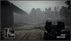 Zanim jednak tam podejdziesz lub podjedziesz, postaraj się zastrzelić przeciwnika obsługującego granatnik przy mokradłach - Acta Non Verba (cz.1) | Kampania | Battlefield Bad Company - Battlefield: Bad Company - poradnik do gry