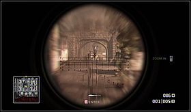 Po wybiciu wszystkich wrogów z prawej strony nadbiegną posiłki - Acta Non Verba (cz.2) | Kampania | Battlefield Bad Company - Battlefield: Bad Company - poradnik do gry