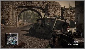 Droga w pewnym momencie się skończy i trzeba kontynuować misję na piechotę - Acta Non Verba (cz.2) | Kampania | Battlefield Bad Company - Battlefield: Bad Company - poradnik do gry