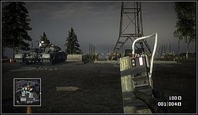 Wskazówka: na prawo od anteny znajdziesz szybkostrzelne działo - Crossing Over (cz.1) | Kampania | Battlefield Bad Company - Battlefield: Bad Company - poradnik do gry