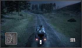 Jeśli jednak stracisz pojazd, zajrzyj do obozu na południu mapy - Crash and Grab (cz.1) | Kampania | Battlefield Bad Company - Battlefield: Bad Company - poradnik do gry