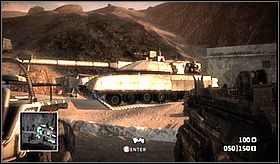 Jedź czołgiem do sąsiedniego obozu - Ghost Town (cz.1) | Kampania | Battlefield Bad Company - Battlefield: Bad Company - poradnik do gry