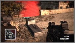 AUG znajdziesz w misji Ghost Town - Broń do odnalezienia (cz.1) | Kampania | Battlefield Bad Company - Battlefield: Bad Company - poradnik do gry