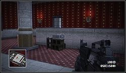 Ostatnia skrzynka znajduje się na parterze pałacu, do którego docierasz pod koniec misji - Złoto do odnalezienia - Par for the Course | Kampania | Battlefield Bad Company - Battlefield: Bad Company - poradnik do gry