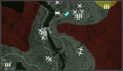 Ostatnia skrzynka znajduje się niemal pod koniec wąskiej górskiej ścieżki wiodącej do klasztoru - Złoto do odnalezienia - Crash and Grab | Kampania | Battlefield Bad Company - Battlefield: Bad Company - poradnik do gry