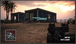 Drugą skrzynkę znajdziesz w pobliżu stanowisk artylerii - Złoto do odnalezienia - Ghost Town | Kampania | Battlefield Bad Company - Battlefield: Bad Company - poradnik do gry