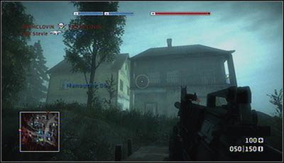 Znajdujący się na rzece most właściwie nie ma znaczenia taktycznego - nikt z niego nie korzysta w obawie przed ogniem wroga, a napastnicy nie mają tutaj pojazdów, zatem nic po nim nigdy nie przejeżdża - Over and Out | Analiza map | Battlefield Bad Company - Battlefield: Bad Company - poradnik do gry