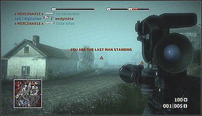 Choć snajperzy i w mieście, i przy ruinach są wypierani przez klasy Assault i Support, ich detektory ruchu MTN-55 niesamowicie ułatwiają pracę obrońcom - Over and Out | Analiza map | Battlefield Bad Company - Battlefield: Bad Company - poradnik do gry