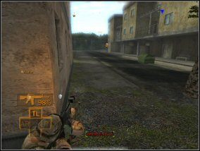 Jedną drużyną udaj się na róg budynku i zestrzel przeciwnika - Misja treningowa 5 | Trening w Full Spectrum Warrior - Full Spectrum Warrior - poradnik do gry