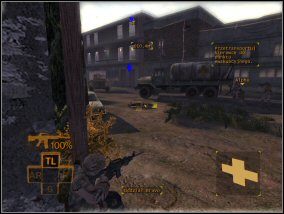 Idź do porucznika - każe zabezpieczyć rannego - Misja 1 | Misje w Full Spectrum Warrior - Full Spectrum Warrior - poradnik do gry