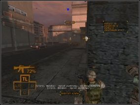 Tą samą drużyną idź dalej na północ - za kolejnym budynkiem zaskoczysz kolejnych dwóch wrogów - Misja 10 | Misje w Full Spectrum Warrior - Full Spectrum Warrior - poradnik do gry