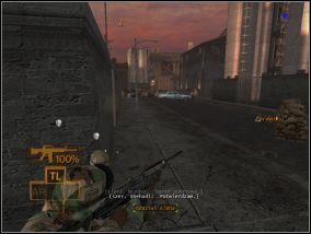 Za kolejnym rogiem zobaczysz nawołującego cywila - Misja 10 | Misje w Full Spectrum Warrior - Full Spectrum Warrior - poradnik do gry