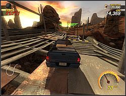 Mostek to miejsce wymagające precyzji - [Tryb Carnage] Wyzwania cz. 2 | FlatOut Apokalipsa - FlatOut: Apokalipsa - poradnik do gry