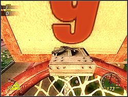 Do koszy staraj się trafiać pionowo i nie zahaczając o obręcze - [Tryb Carnage] Wyzwania cz. 4 | FlatOut Apokalipsa - FlatOut: Apokalipsa - poradnik do gry